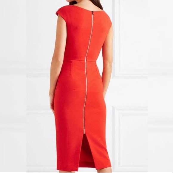 🎉 Roland Mouret red Matlock dress - Picture 2 of 11